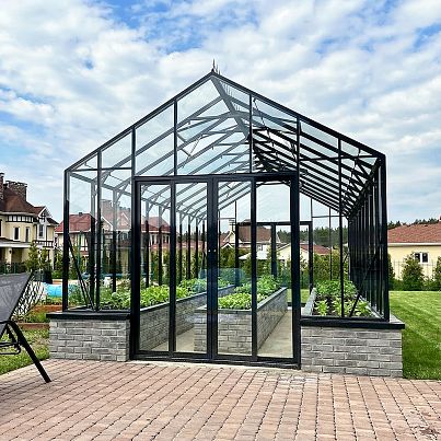 Английская теплица BIONIKA Optima шириной 3,5 м