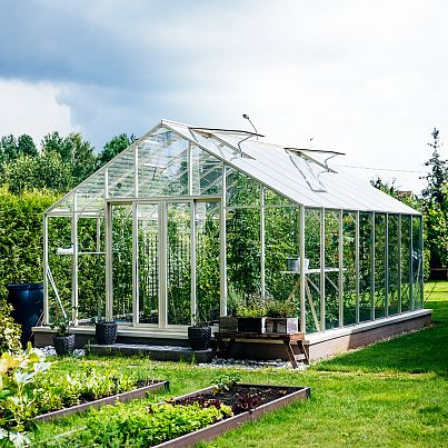 Английская теплица BIONIKA Grand шириной 4 м